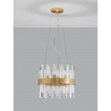 Lampa Kryształowa Glamour Taja | Złoto - Decolab24