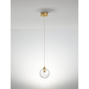Lampa wisząca Nebuu | Szkło, Mosiądz | Decolab24