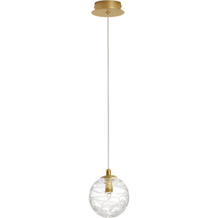 Lampa wisząca Nebuu | Szkło, Mosiądz | Decolab24