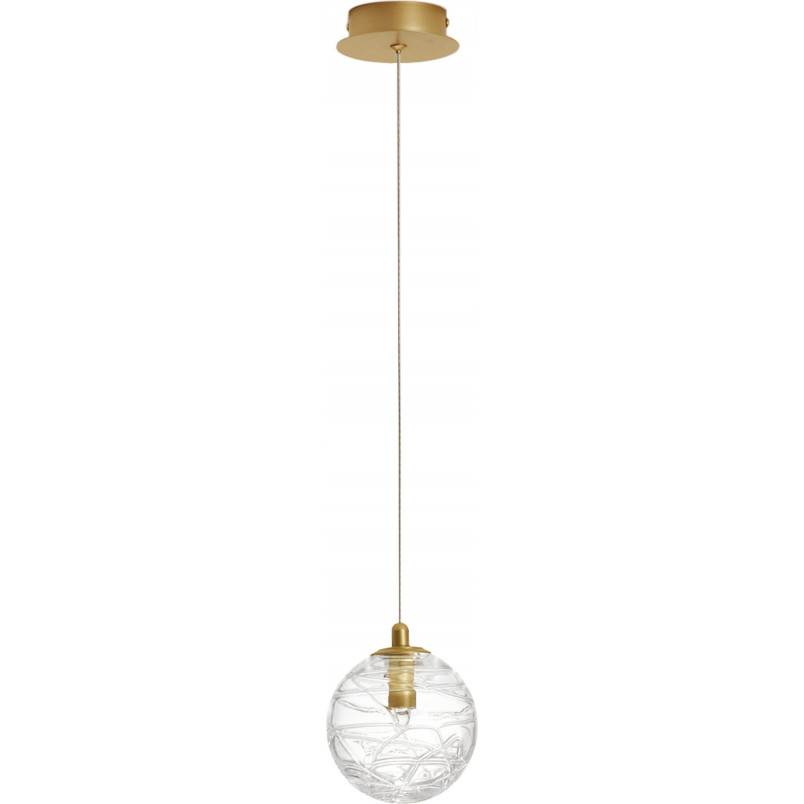 Lampa wisząca Nebuu | Szkło, Mosiądz | Decolab24