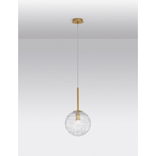 Lampa wisząca Nebuu - szklana kula glamour | Decolab24