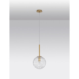 Lampa wisząca Nebuu - szklana kula glamour | Decolab24