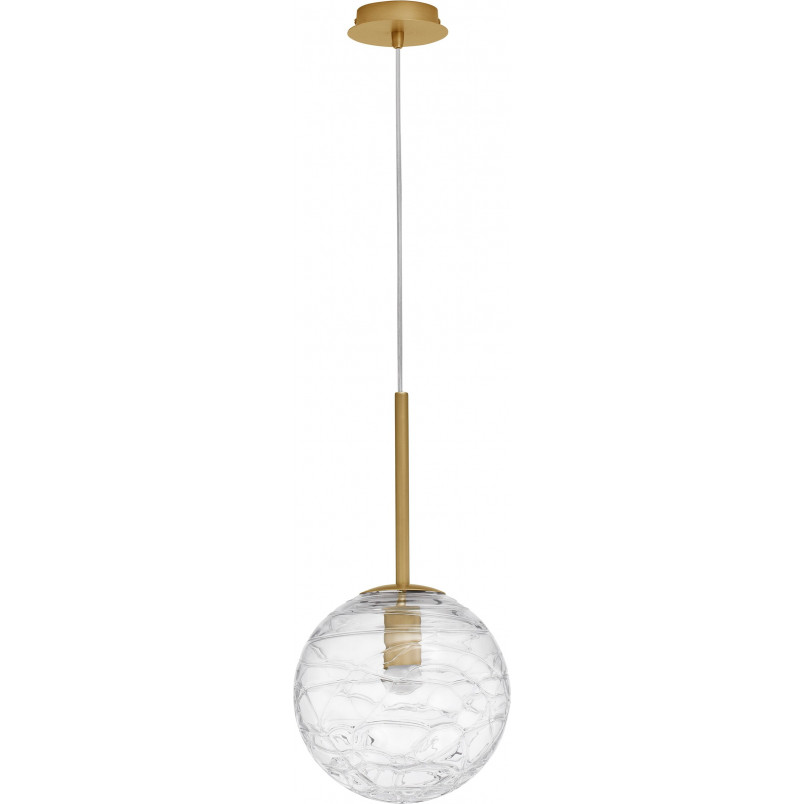 Lampa wisząca Nebuu - szklana kula glamour | Decolab24