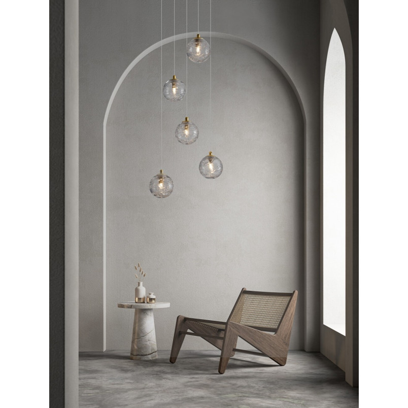 Lampa Nebuu: Szklane Kule Glamour | Decolab24