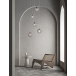 Lampa Nebuu: Szklane Kule Glamour | Decolab24