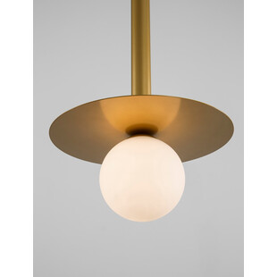 Lampa wisząca szklana kula Glamour Hide 22cm - Decolab24