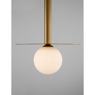 Lampa wisząca szklana kula Glamour Hide 22cm - Decolab24