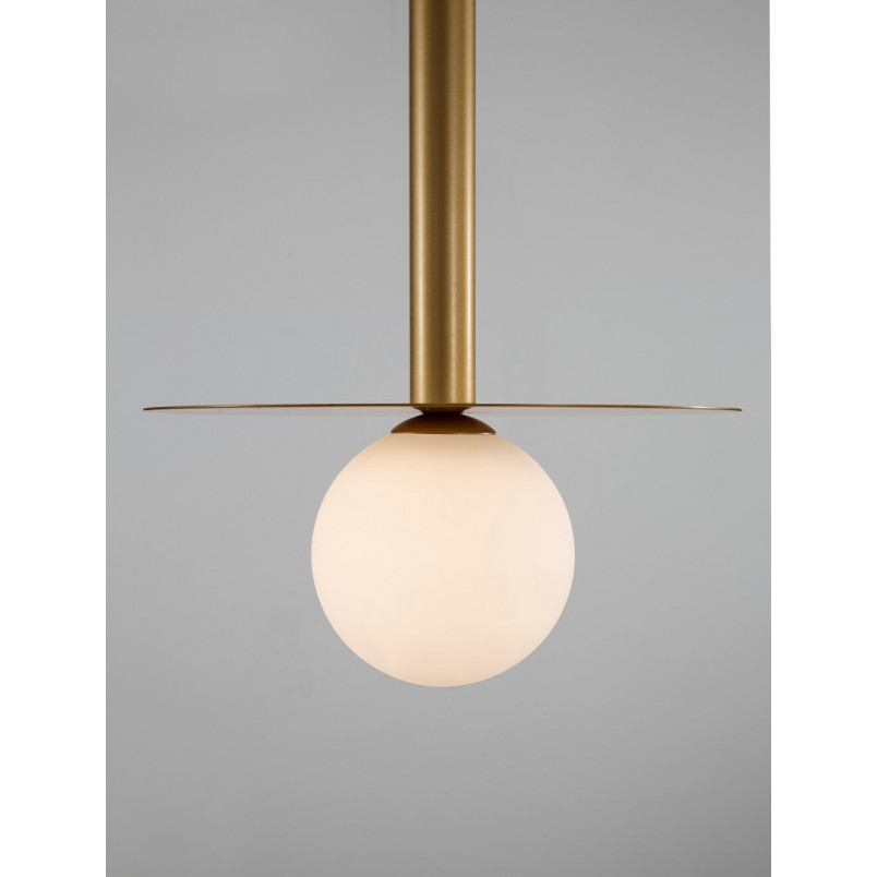 Lampa wisząca szklana kula Glamour Hide 22cm - Decolab24