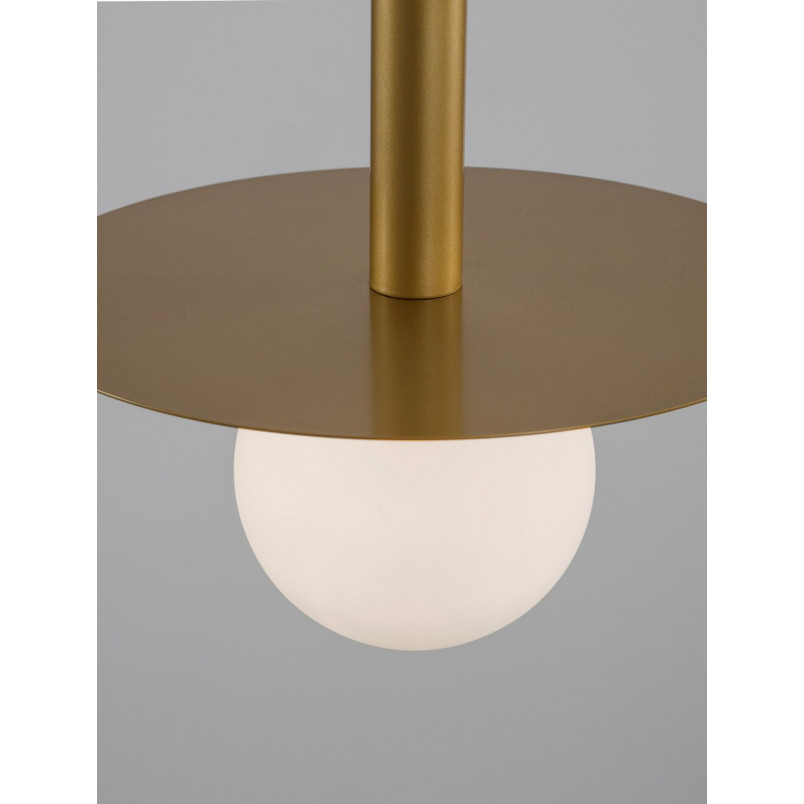 Lampa wisząca szklana kula Glamour Hide 22cm - Decolab24