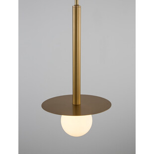 Lampa wisząca szklana kula Glamour Hide 22cm - Decolab24