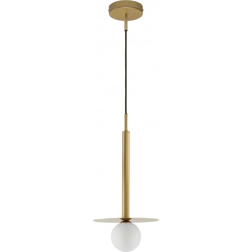 Lampa wisząca szklana kula Glamour Hide 22cm - Decolab24