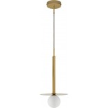 Lampa wisząca szklana kula Glamour Hide 22cm - Decolab24