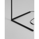 Lampa podłogowa Match LED czarna | Minimalistyczny design
