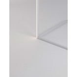 Lampa podłogowa minimalistyczna Match LED biała