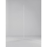 Lampa podłogowa minimalistyczna Match LED biała