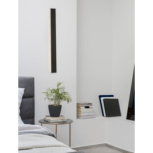 Kinkiet LED Tangel czarny 90cm - Nowoczesne oświetlenie