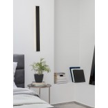 Kinkiet LED Tangel czarny 90cm - Nowoczesne oświetlenie