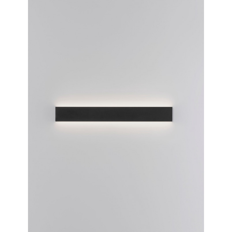 Kinkiet LED Tangel 60cm Czarny | Nowoczesny Design - Decolab24