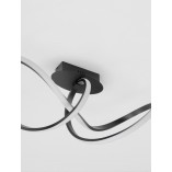 Plafon Wave LED czarny - Nowoczesne oświetlenie | Decolab24