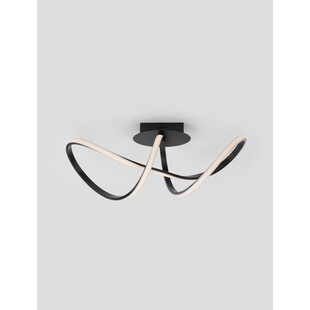 Plafon Wave LED czarny - Nowoczesne oświetlenie | Decolab24