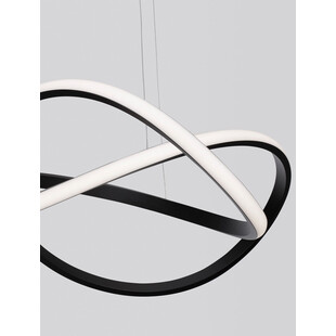 Lampa wisząca Wave LED czarna | Nowoczesny design - Decolab24