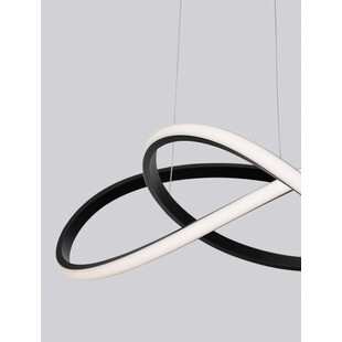 Lampa wisząca Wave LED czarna | Nowoczesny design - Decolab24