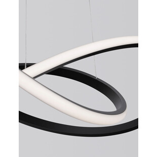 Lampa wisząca Wave LED czarna | Nowoczesny design - Decolab24