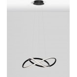 Lampa wisząca Wave LED czarna | Nowoczesny design - Decolab24