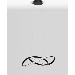 Lampa wisząca Wave LED czarna | Nowoczesny design - Decolab24