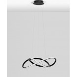 Lampa wisząca Wave LED czarna | Nowoczesny design - Decolab24