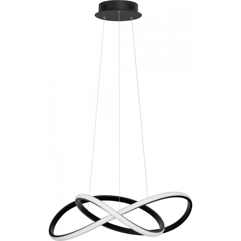 Lampa wisząca Wave LED czarna | Nowoczesny design - Decolab24