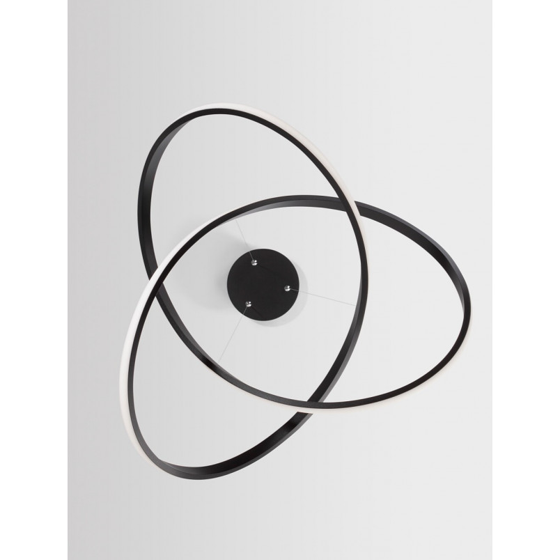 Lampa wisząca Wave LED czarna | Nowoczesny design - Decolab24
