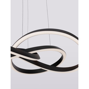 Lampa Wisząca Wave LED Czarna | Nowoczesny Design - Decolab24