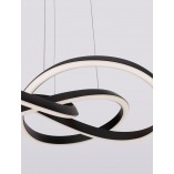 Lampa Wisząca Wave LED Czarna | Nowoczesny Design - Decolab24