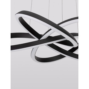 Lampa Wisząca Wave LED Czarna | Nowoczesny Design - Decolab24