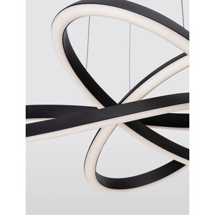 Lampa Wisząca Wave LED Czarna | Nowoczesny Design - Decolab24