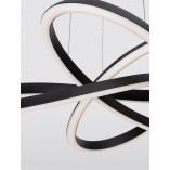 Lampa Wisząca Wave LED Czarna | Nowoczesny Design - Decolab24