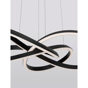 Lampa Wisząca Wave LED Czarna | Nowoczesny Design - Decolab24