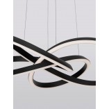 Lampa Wisząca Wave LED Czarna | Nowoczesny Design - Decolab24