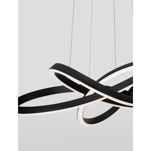 Lampa Wisząca Wave LED Czarna | Nowoczesny Design - Decolab24