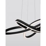 Lampa Wisząca Wave LED Czarna | Nowoczesny Design - Decolab24