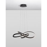 Lampa Wisząca Wave LED Czarna | Nowoczesny Design - Decolab24