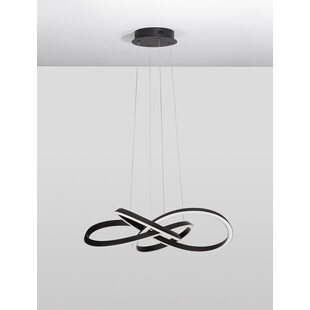 Lampa Wisząca Wave LED Czarna | Nowoczesny Design - Decolab24