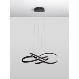 Lampa Wisząca Wave LED Czarna | Nowoczesny Design - Decolab24