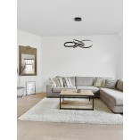 Lampa Wisząca Wave LED Czarna | Nowoczesny Design - Decolab24