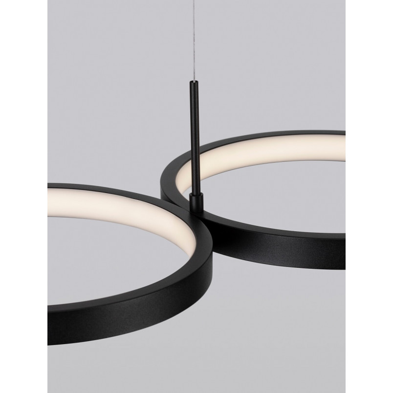 Lampa Wisząca Raan LED Czarna | Nowoczesne Oświetlenie