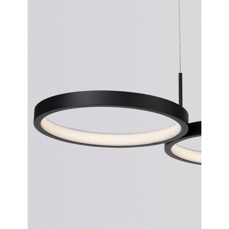 Lampa Wisząca Raan LED Czarna | Nowoczesne Oświetlenie