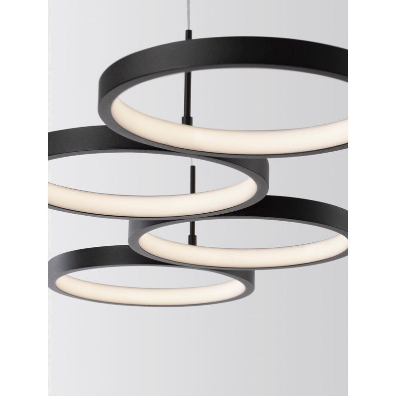 Lampa Wisząca Raan LED Czarna | Nowoczesne Oświetlenie