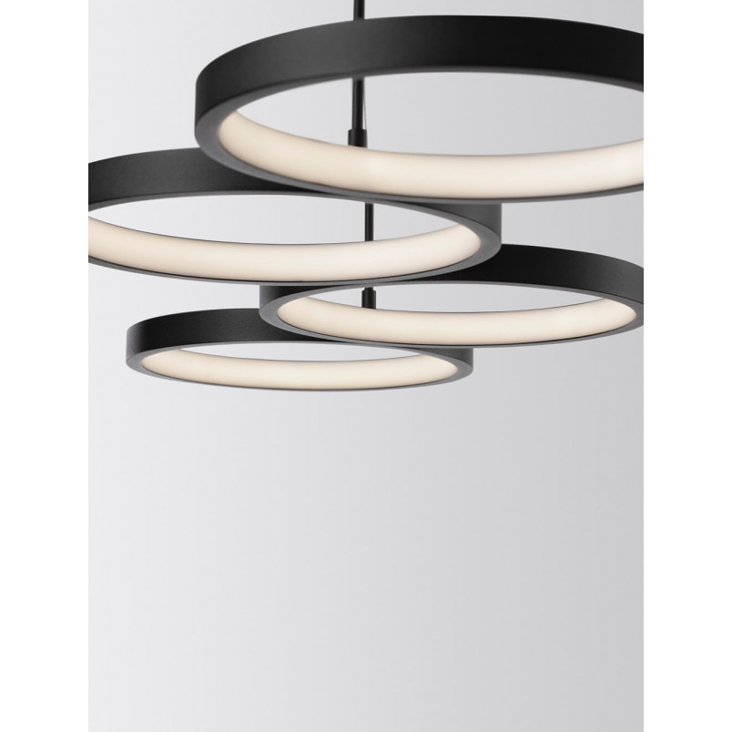 Lampa Wisząca Raan LED Czarna | Nowoczesne Oświetlenie