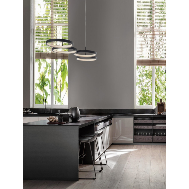 Lampa Wisząca Raan LED Czarna | Nowoczesne Oświetlenie